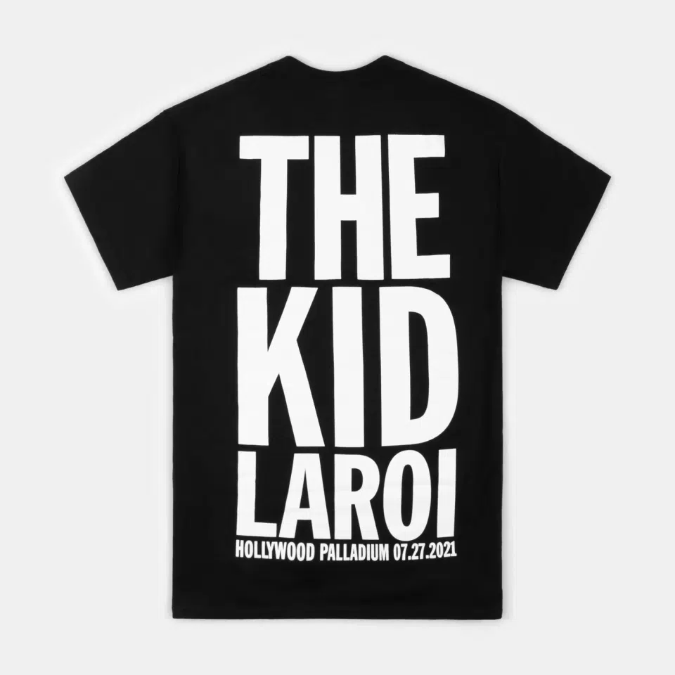 The Kid LAROI DON'T LEAVE ME Hollywood Palladium SS T-Shirt (Black) detail image 2