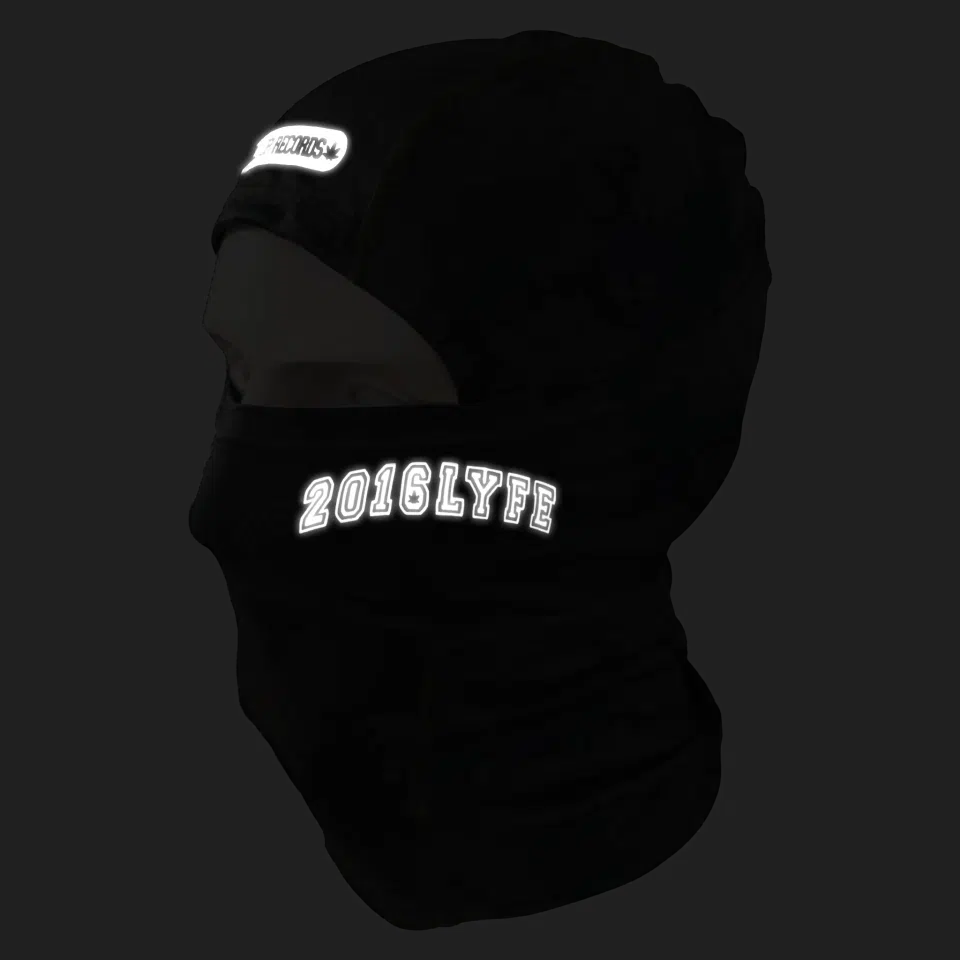 2016LYFE 3M Reflective Logo Ski Mask (Green Camo) detail image 2