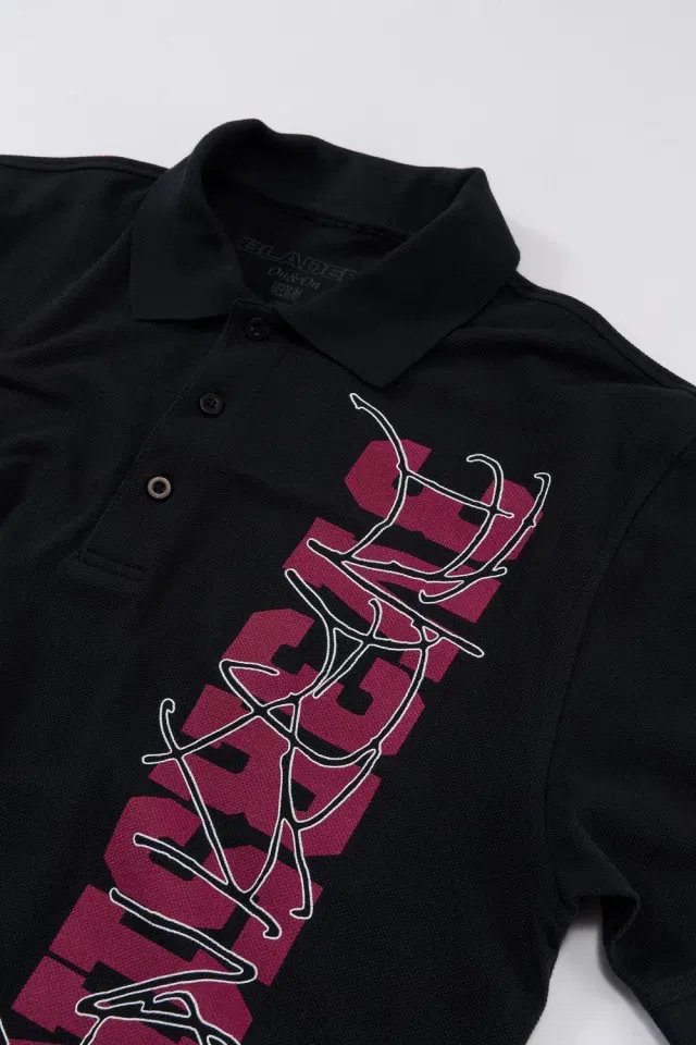 Bladee Eversince Polo (Black) detail image 3