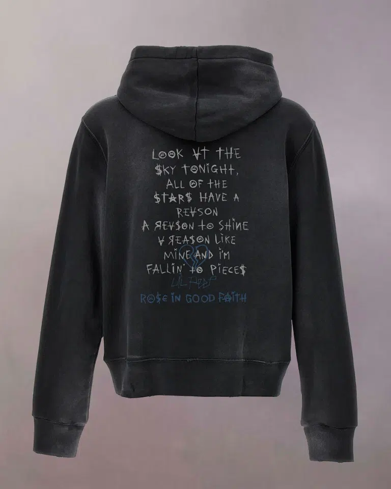 Lil Peep Gimme Time Heavy Hoodie detail image 4