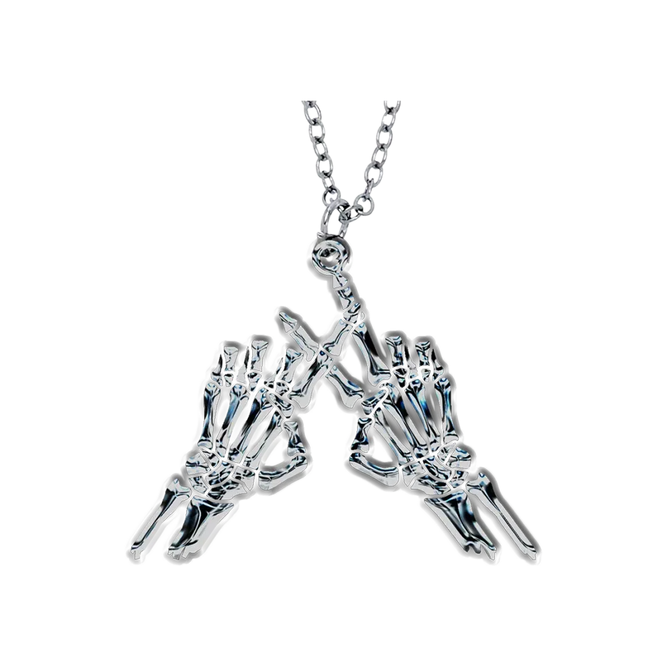 Twenty One Pilots Skeleton Hands Necklace