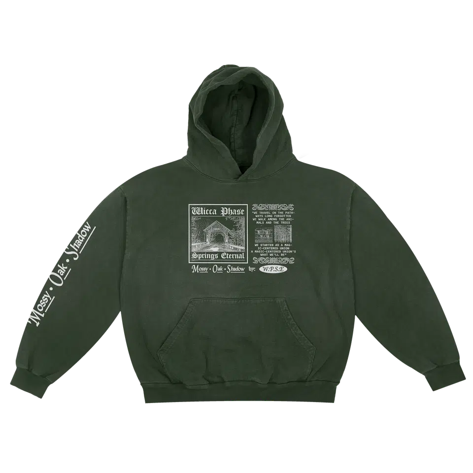 Long Forgotten Path Pullover Hooded Sweatshirt (Forest)