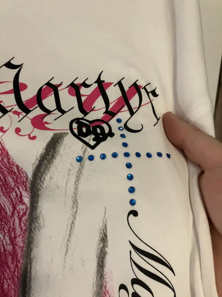 Bladee Martyr Tee (Male) (White) detail image 3