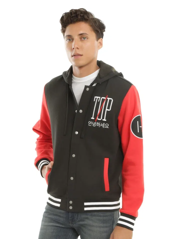 Hooded Varsity Jacket Twenty One Pilots detail image 2