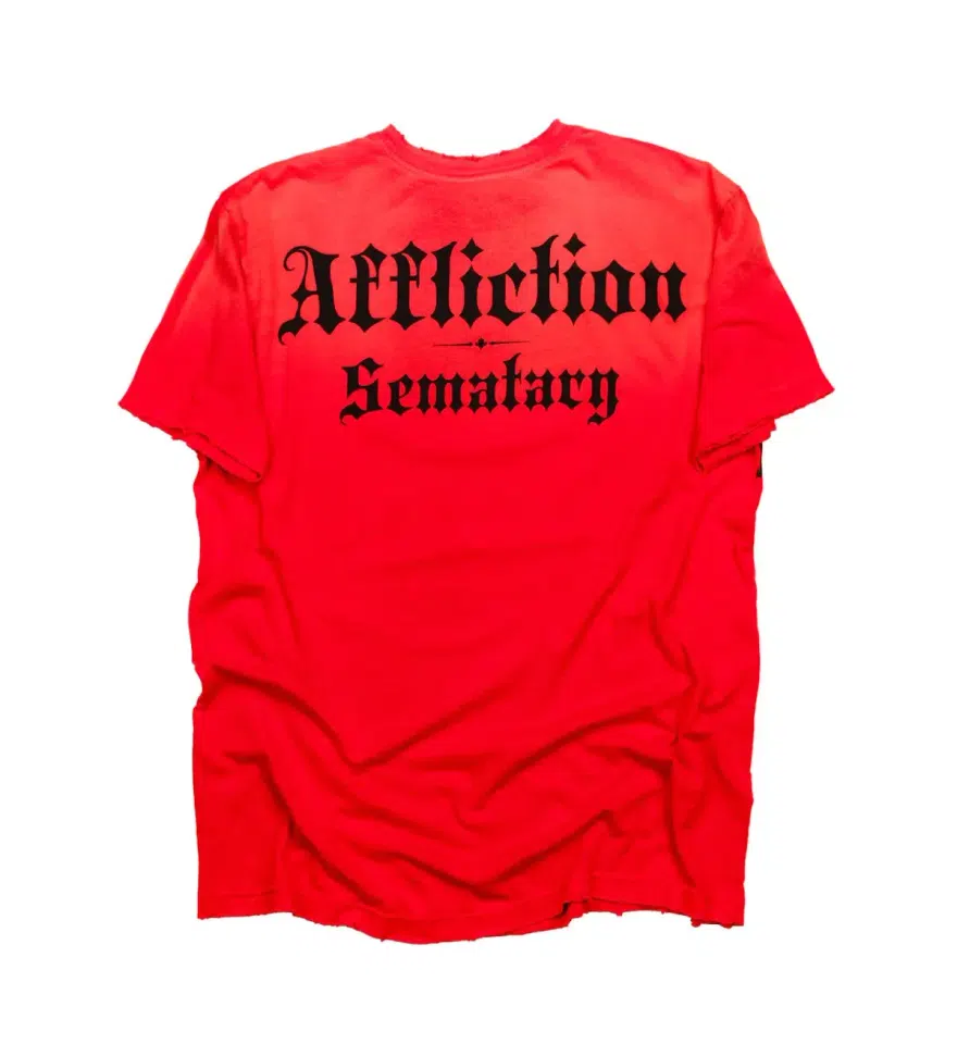 Affliction Sematary Crows Tee (Red) detail image 2
