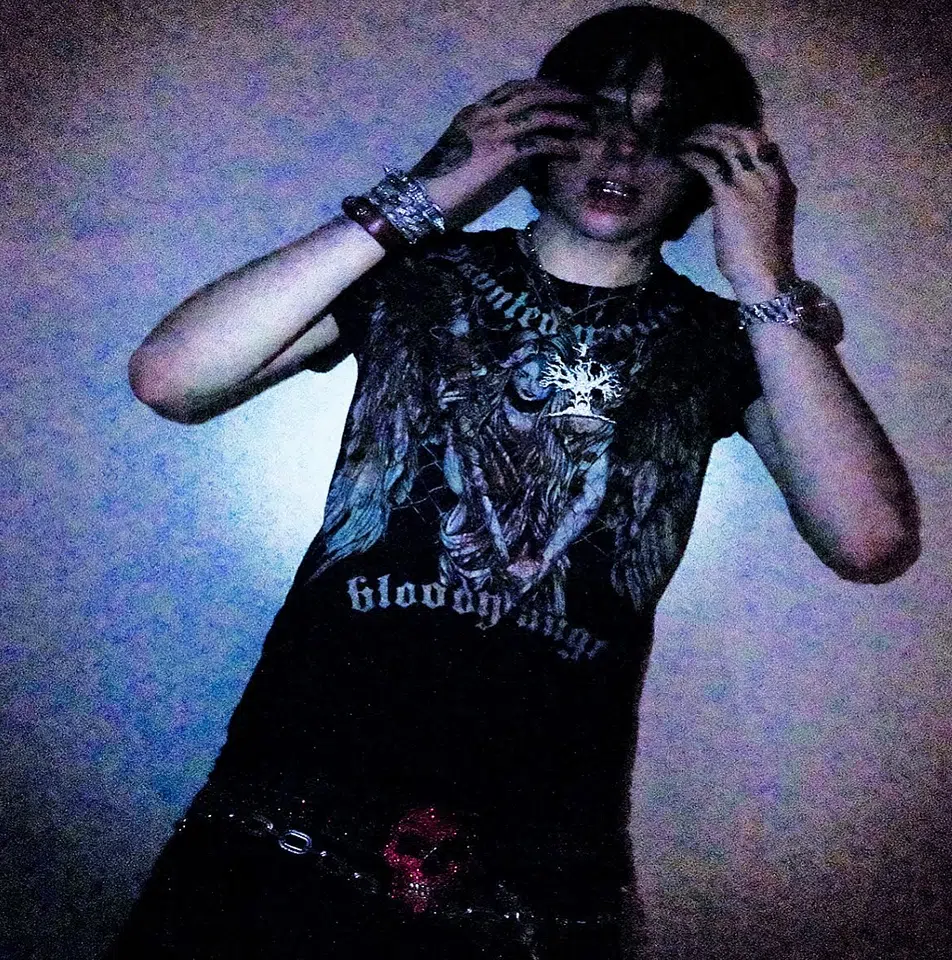 Haunted Mound Affliction Hm Bloody Angel Tee detail image 5