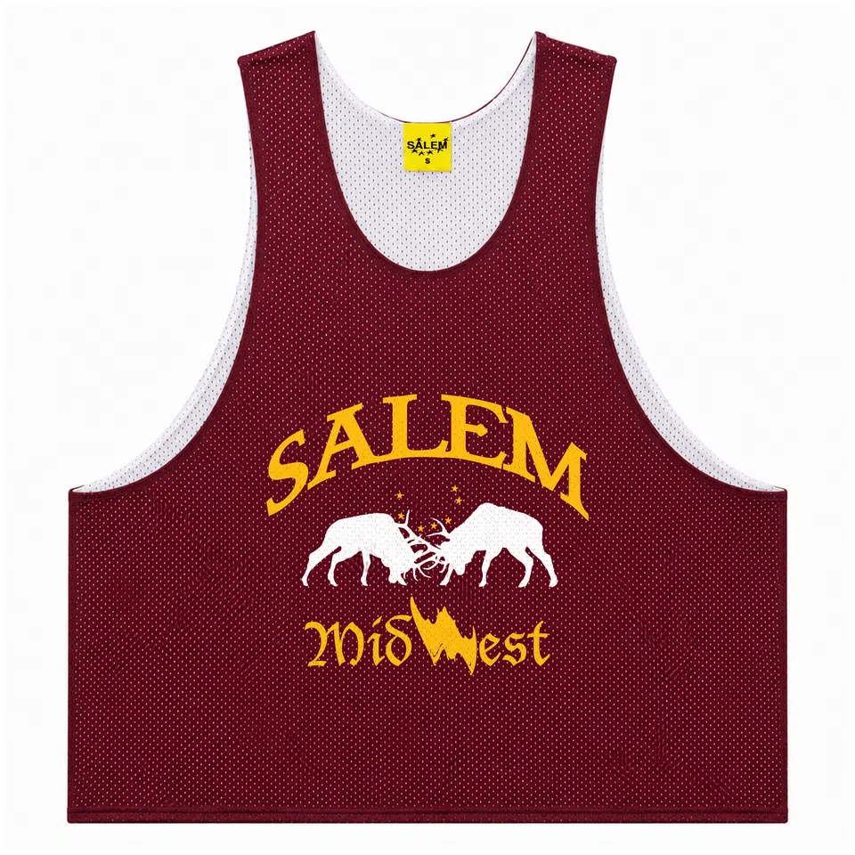 SALEM MIDWEST PINNIE JERSEY MAROON primary image