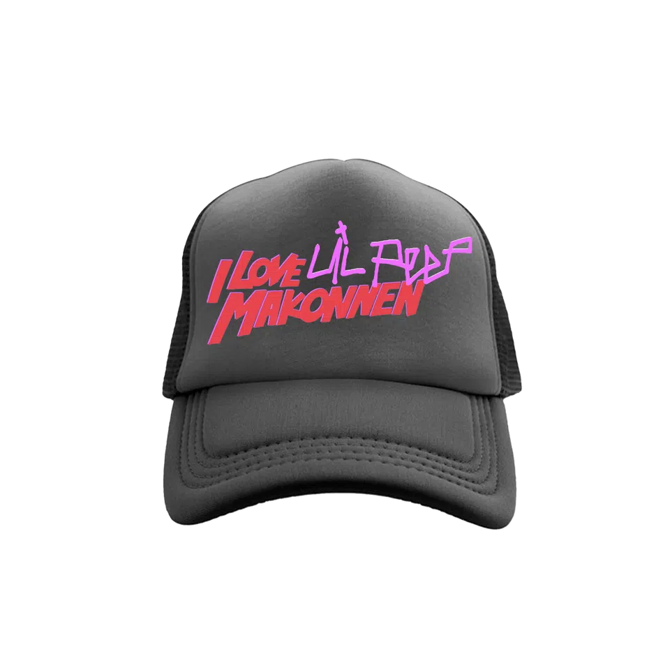 Lil Peep x ILoveMakonnen - DIAMONDS Black Trucker Hat