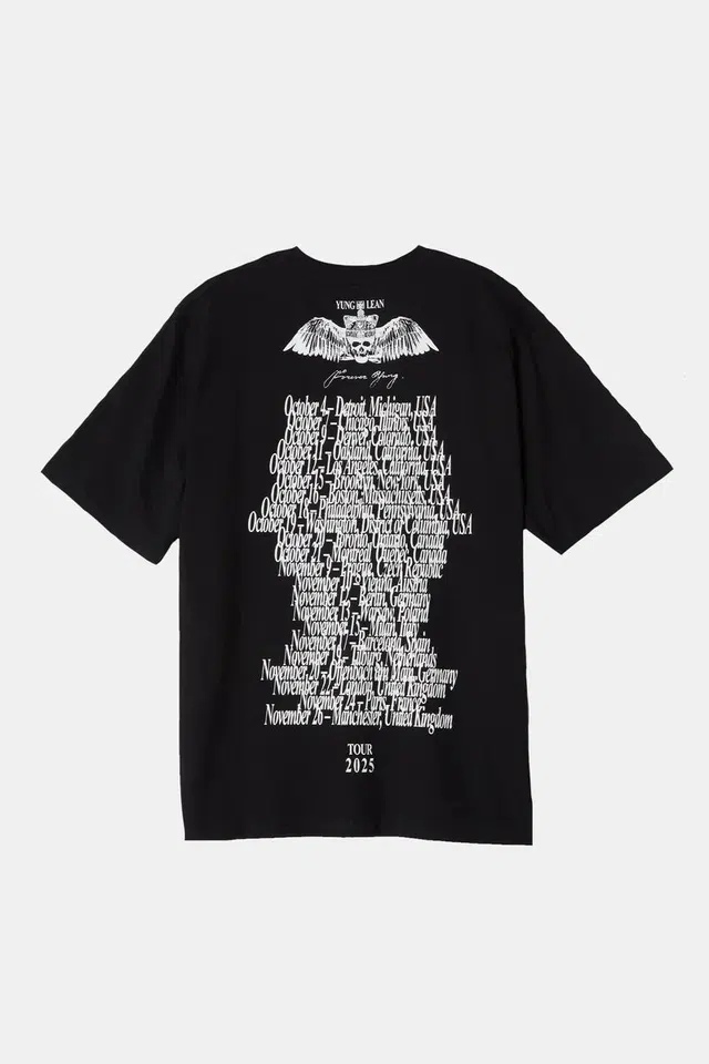 Yung Lean FOREVER YUNG TOUR T-SHIRT detail image 2