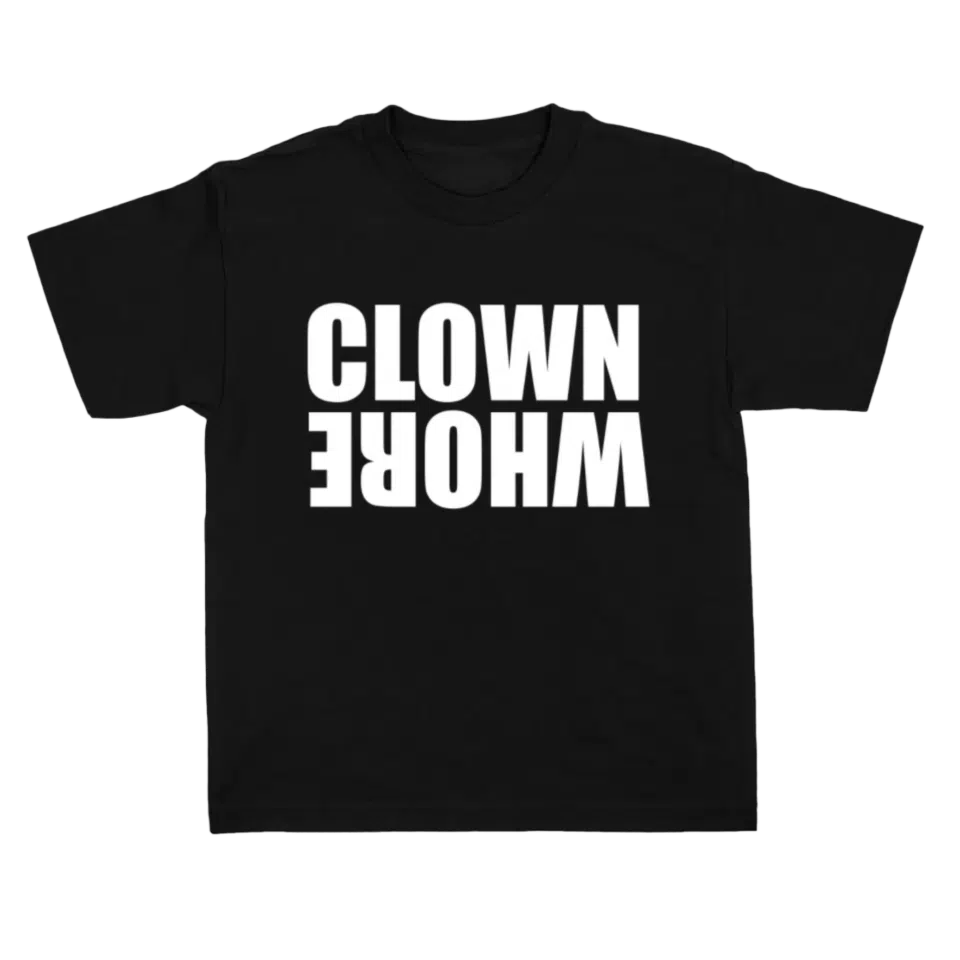 Black Clown Whore T Shirt