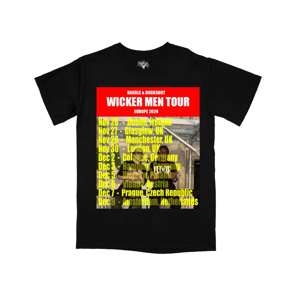 Wickermen Tour Tee (Red / Yellow)