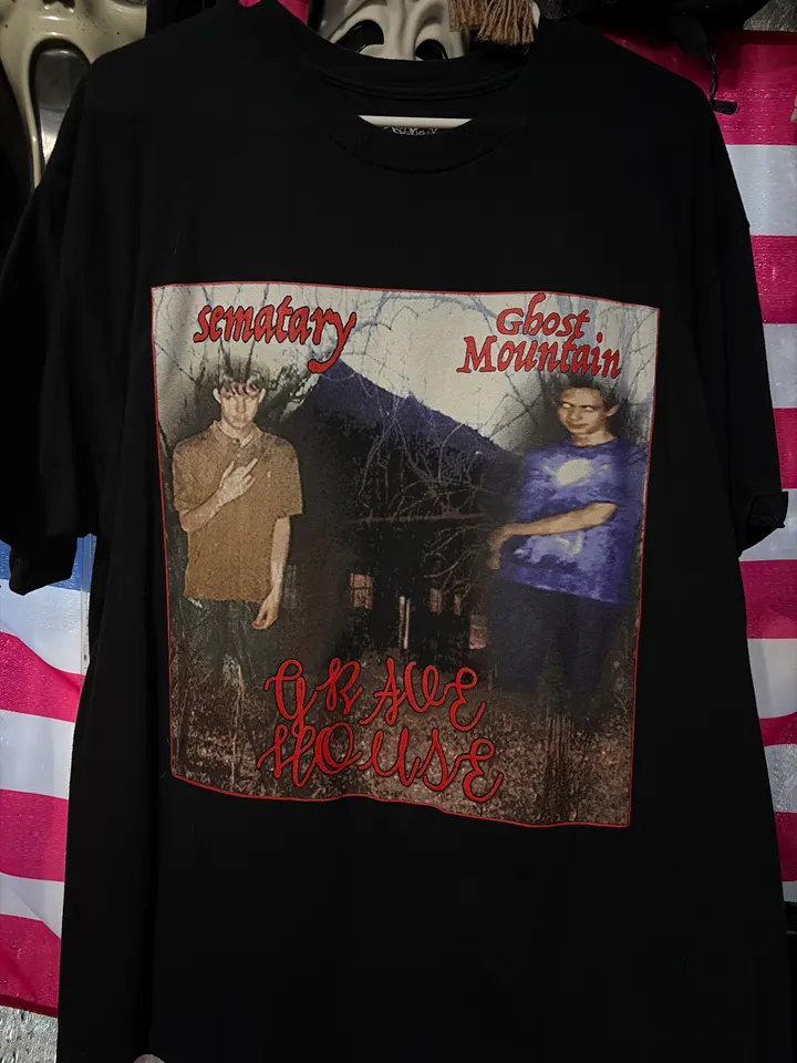 Haunted Mound Grave House Alt Artwork Tee detail image 5