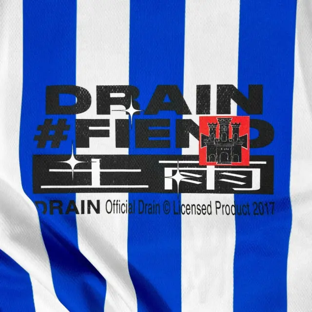 Drain Gang Drain Fiend Jersey (Blue / White) detail image 4