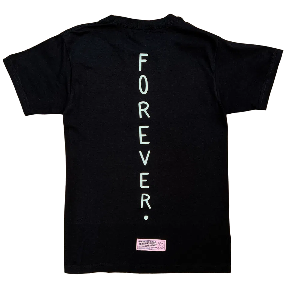 Lil Peep Logo T-Shirt - Black (Puff Print) detail image 2