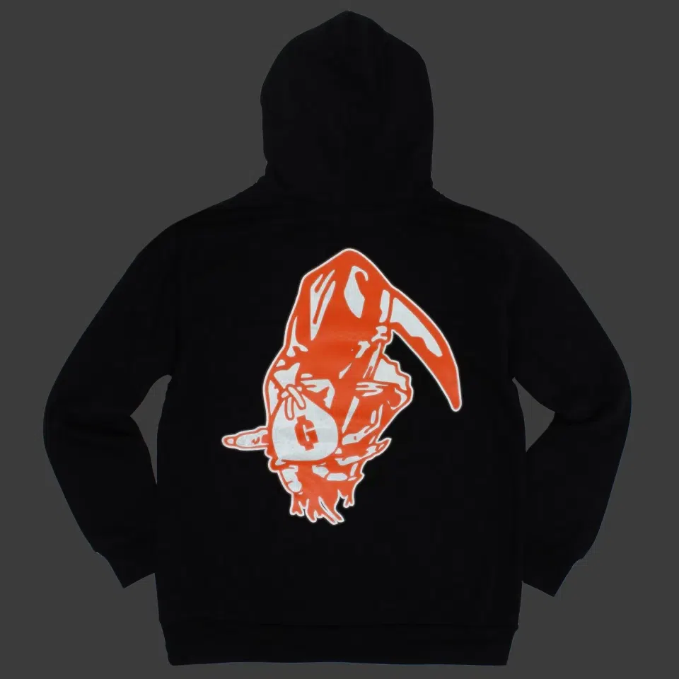 Goth Money Records Downa Road Hoodie detail image 4