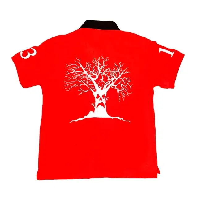 Haunted Mound Polo (Red) detail image 2