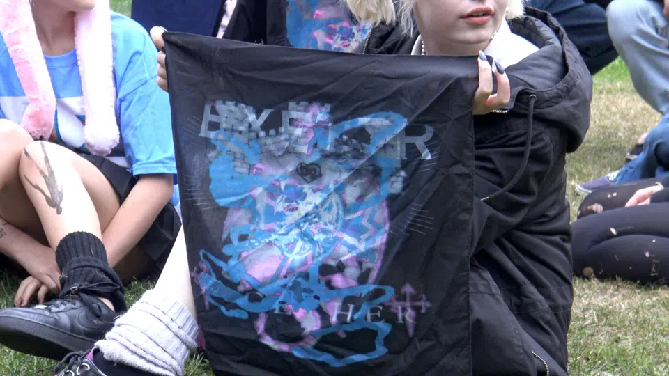 Bladee Exeter Castle Bandana (Black) detail image 4