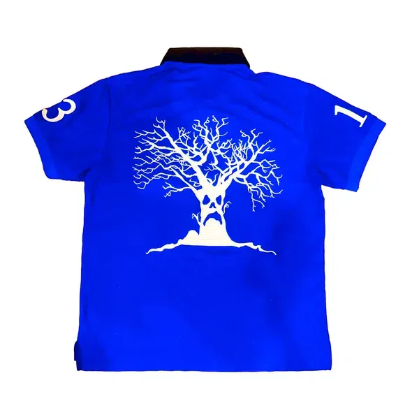 Haunted Mound Polo (Blue) detail image 2