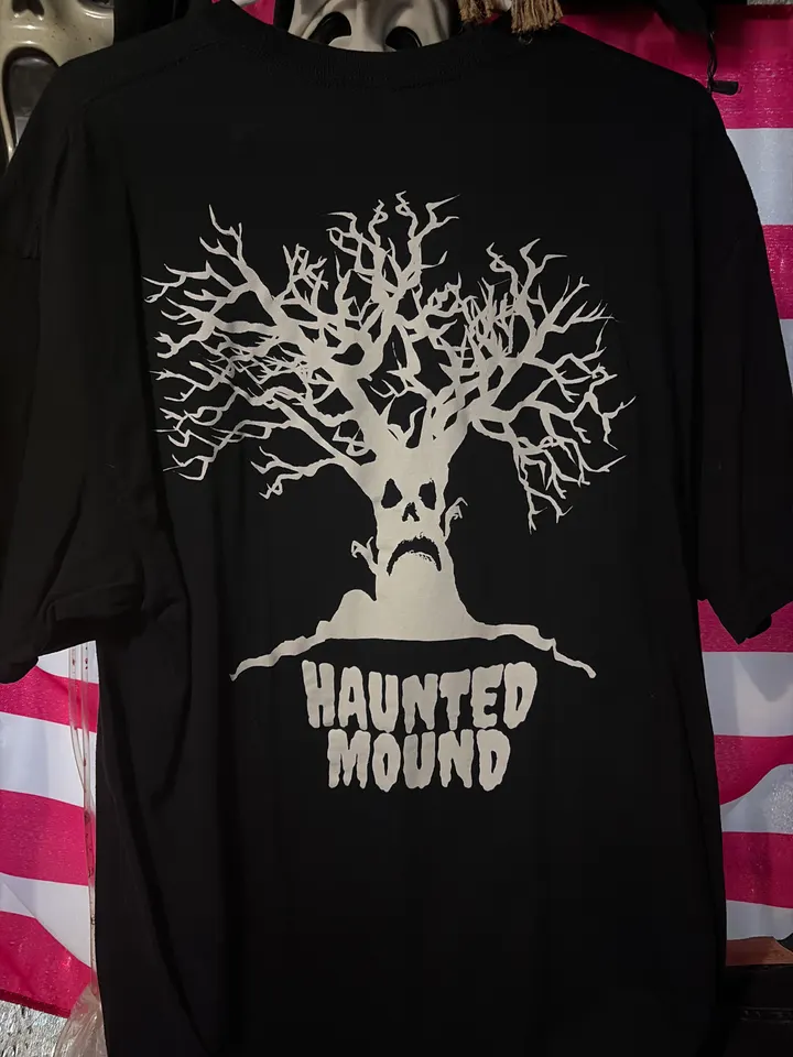 Haunted Mound Anvil Death's Wagon Tee detail image 4