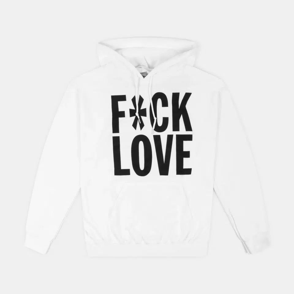 F*CK LOVE Hollywood Palladium Hoodie (White)