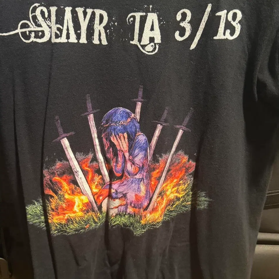 slayr March 13th Echoplex Tee detail image 2