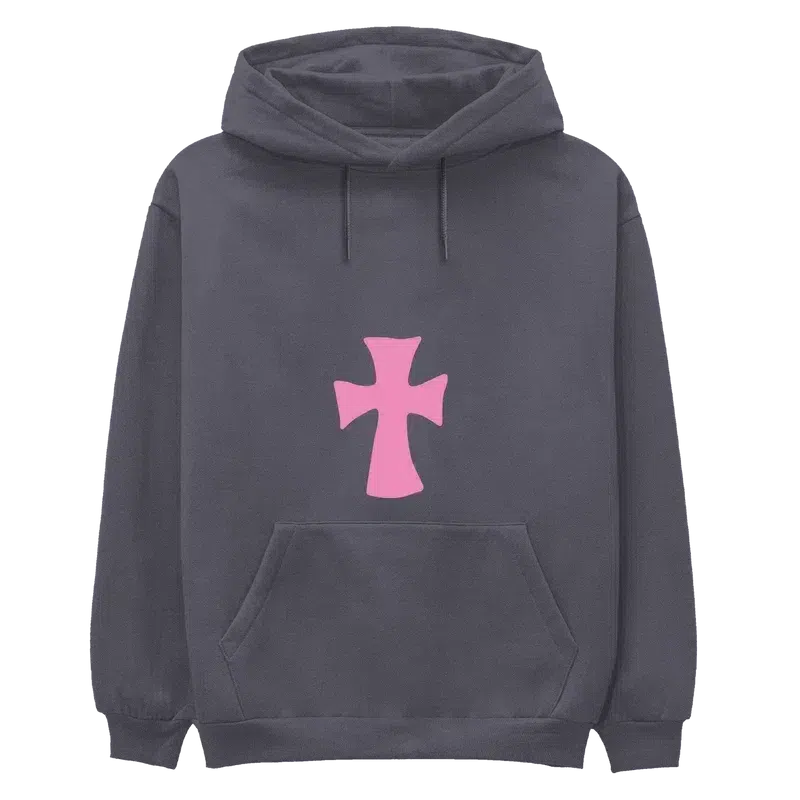 Pink Cross Hoodie