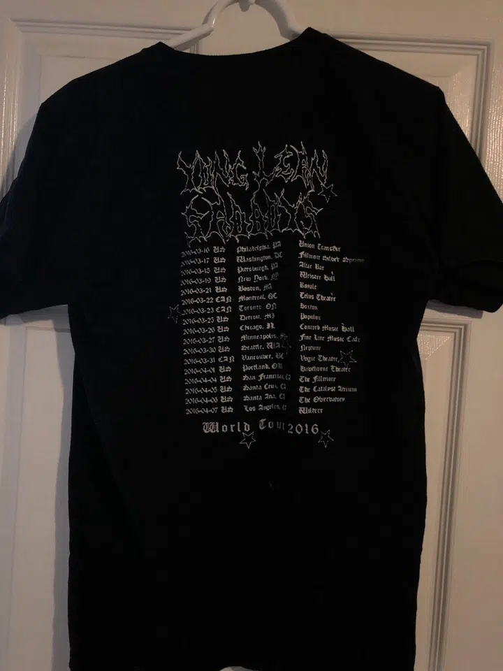 Yung Lean Warlord Skull Tour Tee detail image 2