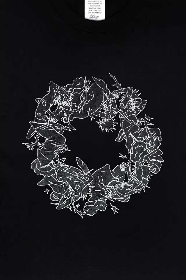 Ecco2k In The Flesh Tee (Black) detail image 3