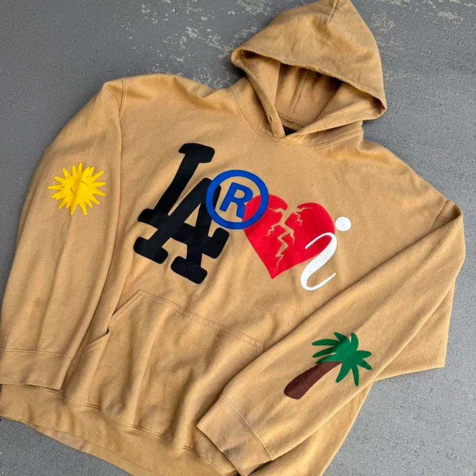 The Kid LAROI Laroi Family Hoodie (Tan Colorway) detail image 2