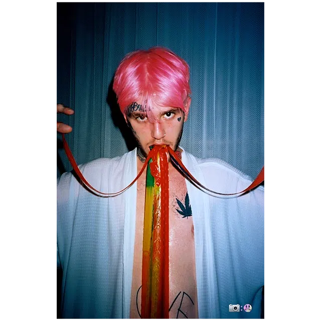 Lil Peep Puke Poster