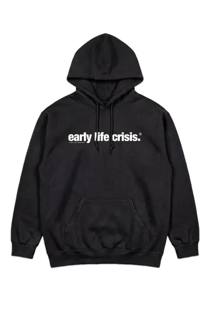 Nettspend Wordmark Hooded Sweatshirt (Black)