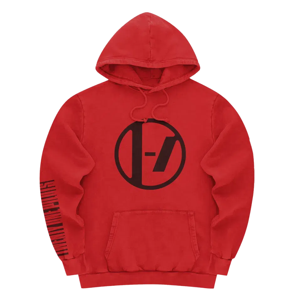 Twenty One Pilots LOGO RED HOODIE