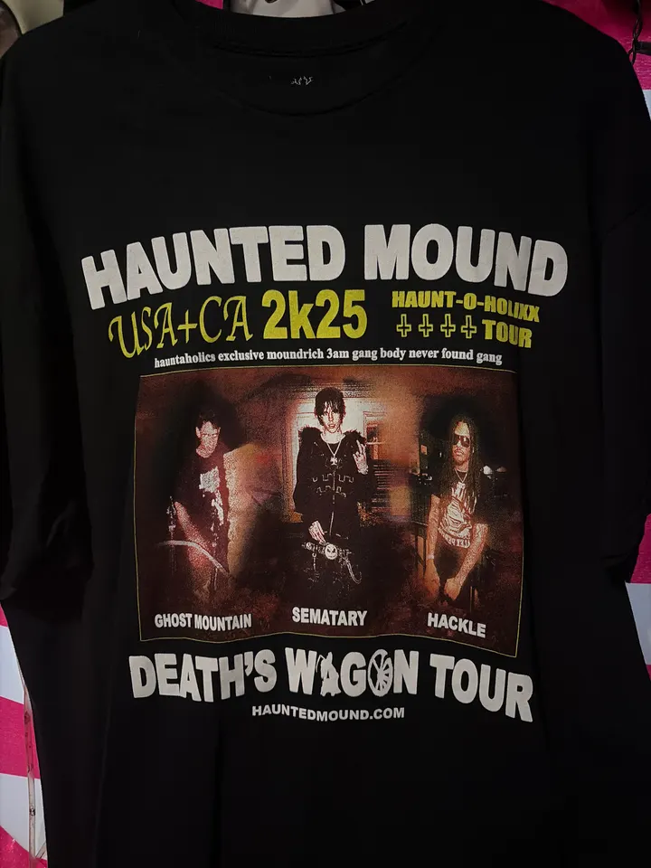 Haunted Mound Death's Wagon Group Tour Tee detail image 3