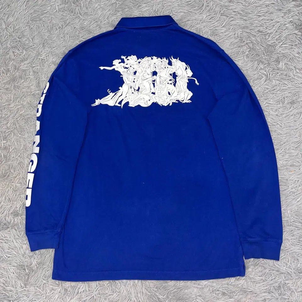Yung Lean STRANGER RUGGER POLO BLUE detail image 2