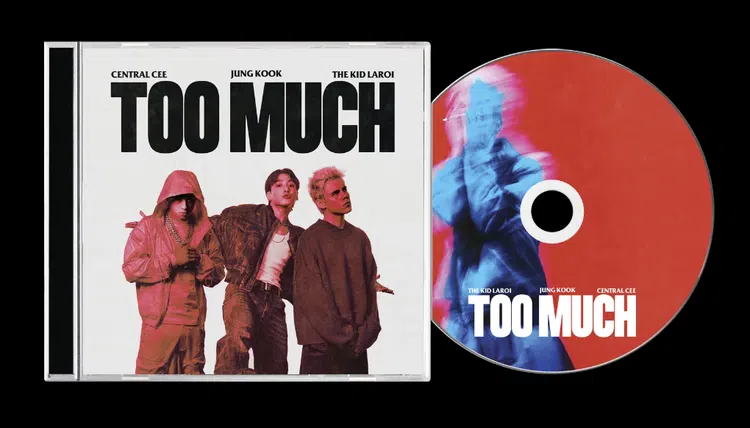 The Kid LAROI, Jung Kook, Central Cee - Too much CD (White)