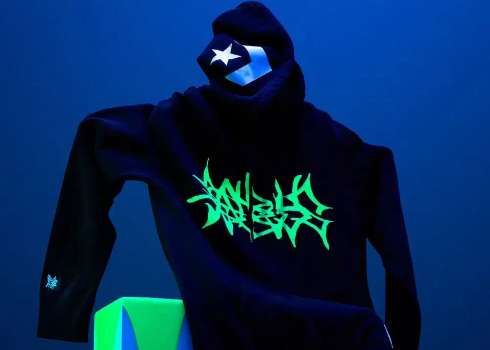 Sad Boys Converse Toxic Hoodie (Black) detail image 3