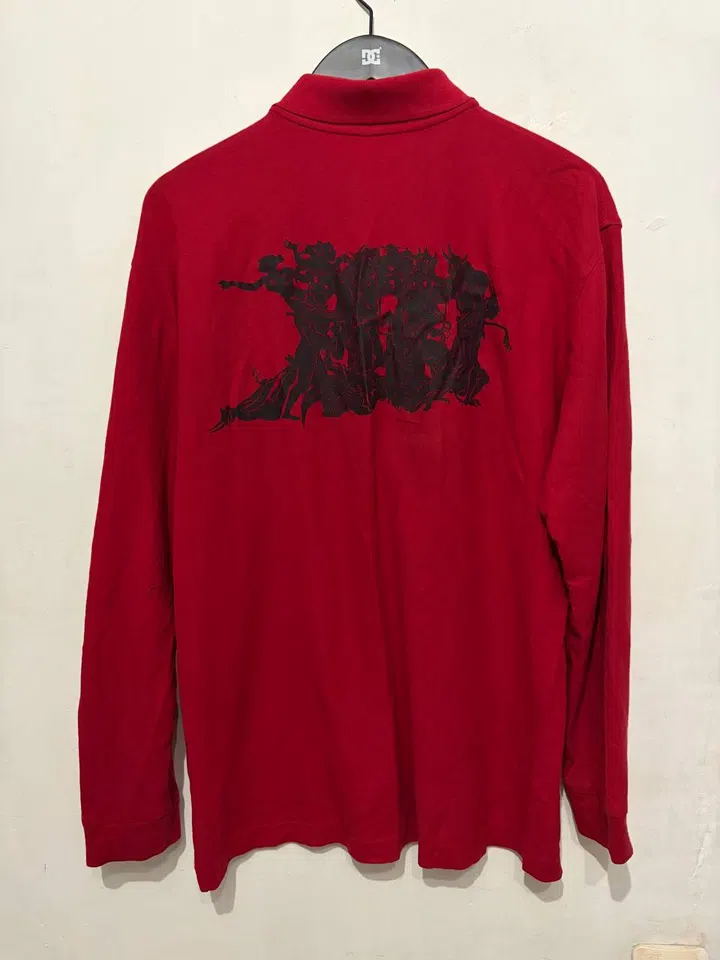 Yung Lean STRANGER RUGGER POLO RED detail image 2