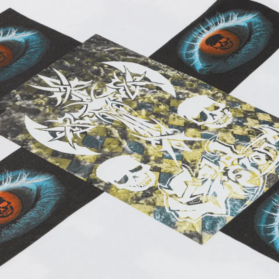 Bladee COLD VISIONS 32 White Tee detail image 4