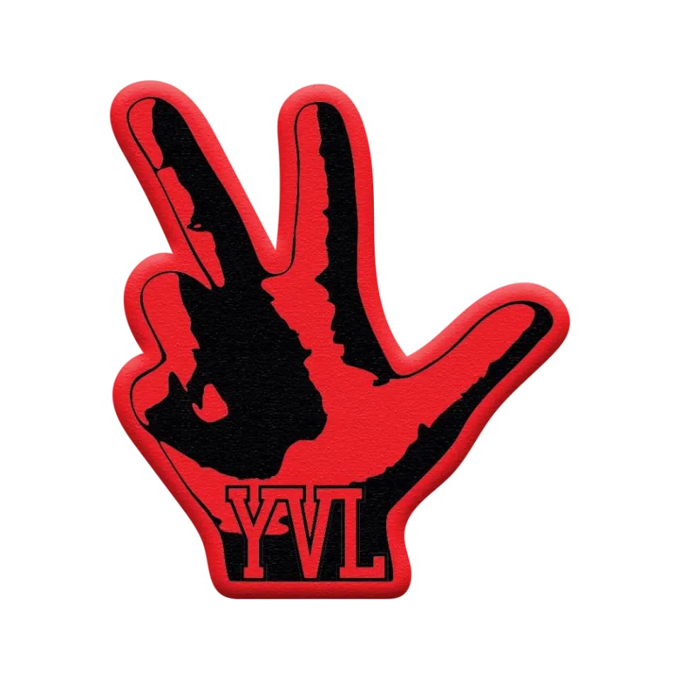 YVL Red Foam Finger