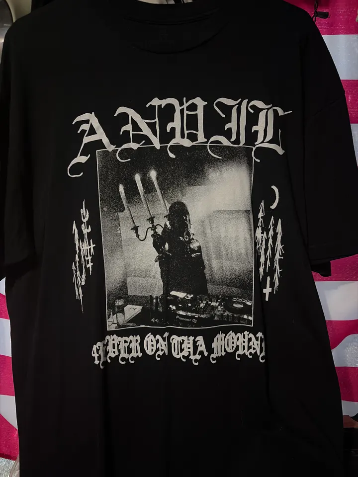 Haunted Mound Anvil Death's Wagon Tee detail image 3