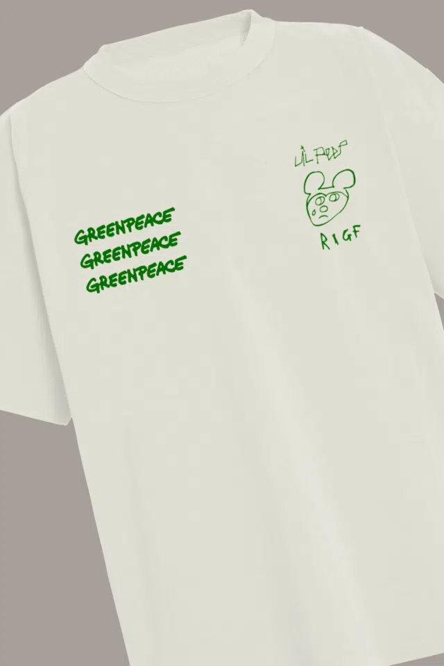 Lil Peep Heavy Brightside Tee (Off-White) detail image 3