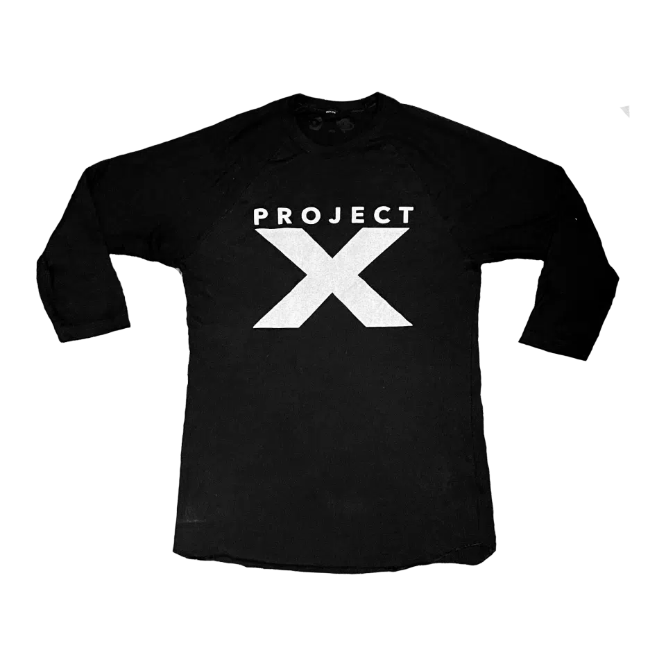 Project X 3/4 Sleeve Shirt (Black)