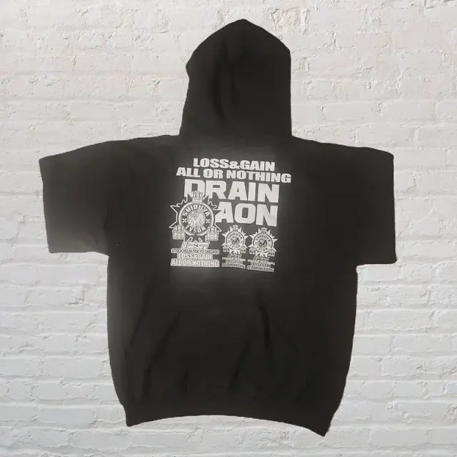 Drain Gang Aon Shibuya Tyson collabo Hoodie detail image 2