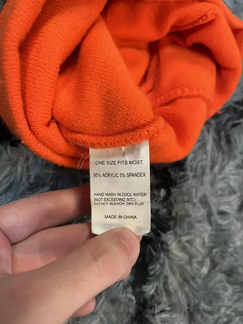 Drain Gang Trash Island Beanie (Orange) detail image 4