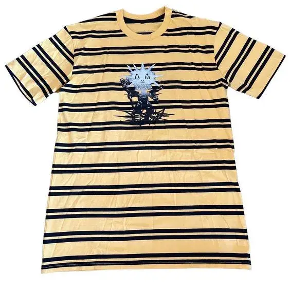 D-9 Striped Tee (Yellow / Black)