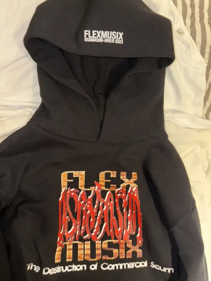 OsamaSon The Destruction of Commercial Scum Hoodie detail image 2