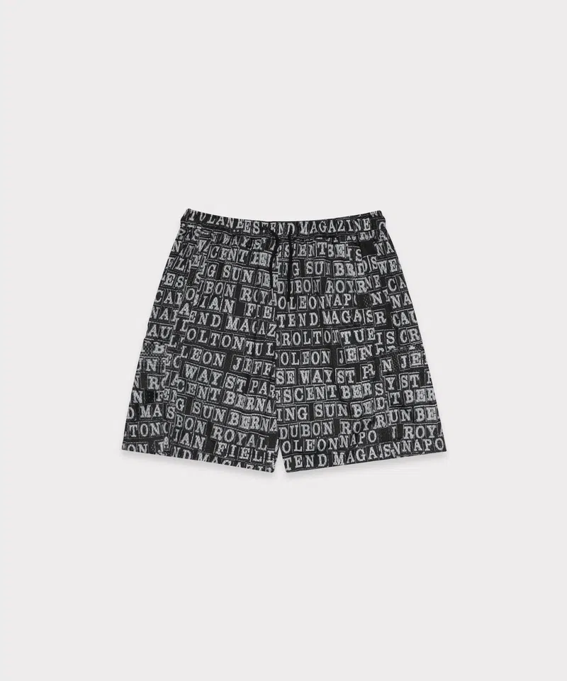 G59 Why They Made the Banquette Shorts (Black Multi)