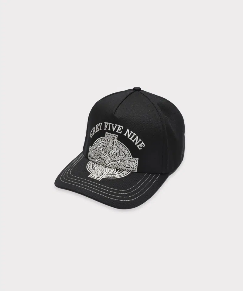 G59 Tribal Cross Cap (Black)