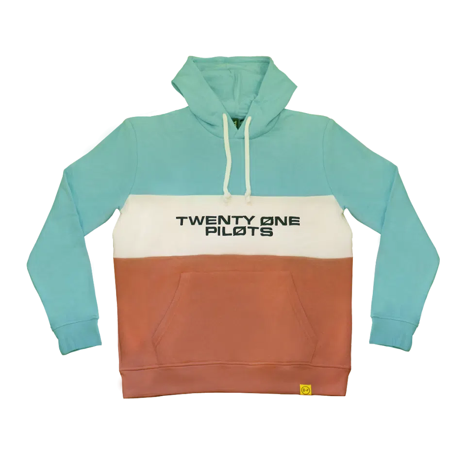Color Block Hoodie (Blue)