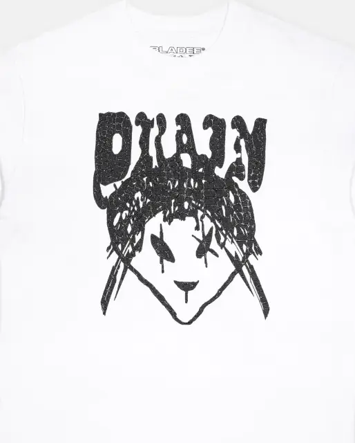 Drain Gang Drain / Strawberry Alien Tee (White/Black) (EU) detail image 3